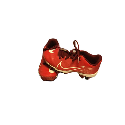 Vist Large View of Product Image Which is Used Nike CZ5919-616 BB/SB Cleats Red Youth 13.0