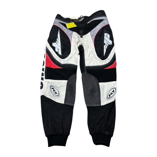 Vist Large View of Product Image Which is Used FLY RACING Adult Motocross Bottom White Medium