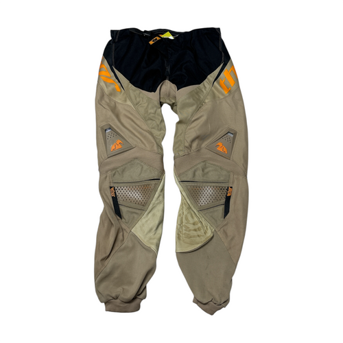Vist Large View of Product Image Which is Used THOR Motocross Adult Bottom White Medium