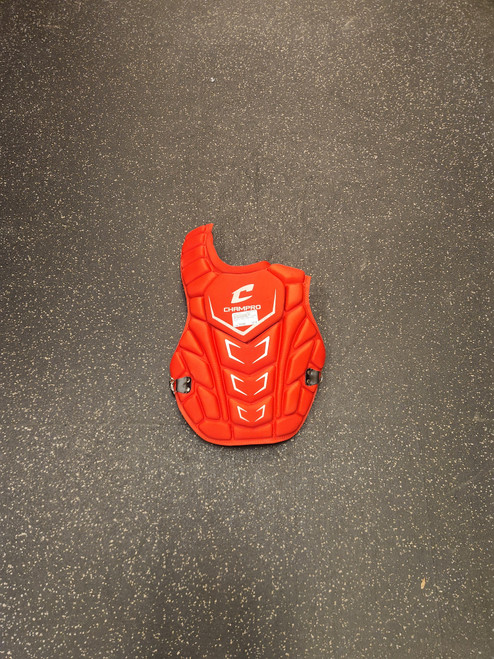 Vist Large View of Product Image Which is Used Champro CHEST PROTECTOR Catchers Chest Protector Red Intermed