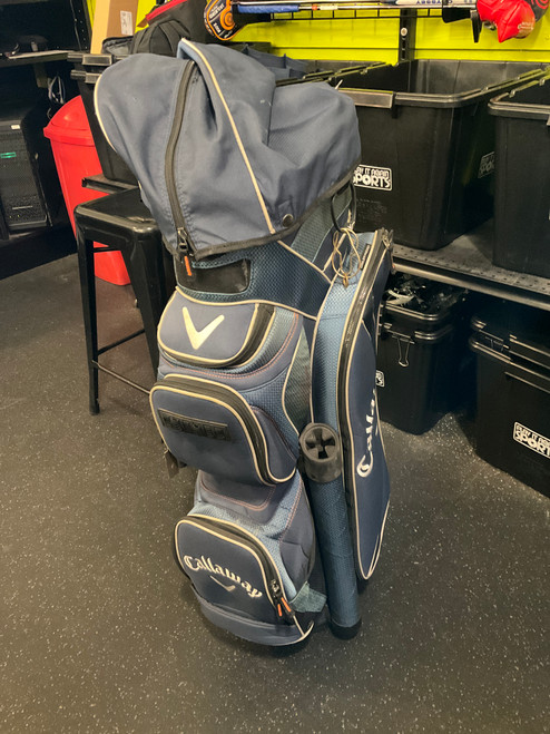 Vist Large View of Product Image Which is Used Callaway STAND BAG Mens Stand Bag Navy Blue