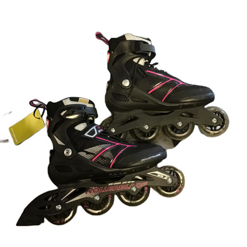 Vist Large View of Product Image Which is Used Rollerblade ZETRABLADE W Senior Rec Fitness Skates Black Senior 6