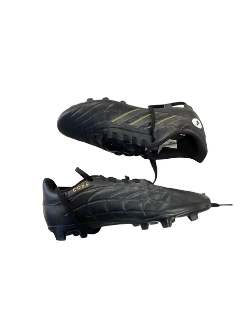 Vist Large View of Product Image Which is Used Adidas Soccer Cleats Black Junior 04