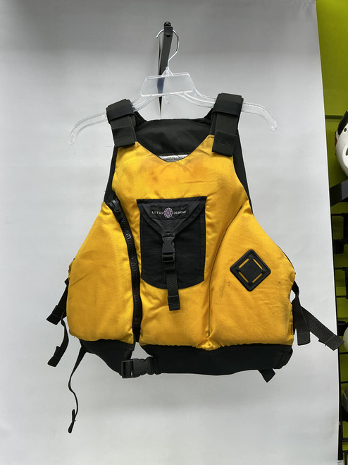 Vist Large View of Product Image Which is Used Lotus Designs Adult PFD Gold L/XL