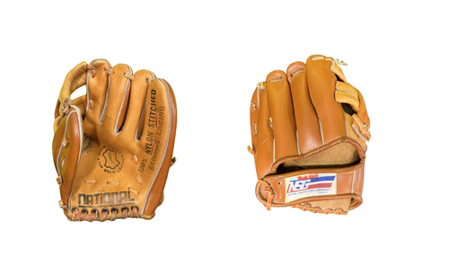 Vist Large View of Product Image Which is Used NSG NATIONAL BB/SB Glove T-ball Brown 10"