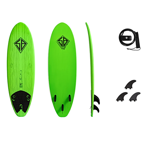 Vist Large View of Product Image Which is New California Board Company Scott Burke Baja Surfboard- 6'