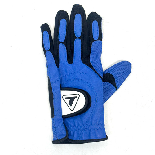 Vist Large View of Product Image Which is Used Trace Mens Golf Glove Royal Blue S/M