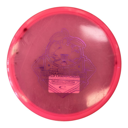 Vist Large View of Product Image Which is Used Latitude 64 MIDRANGE Disc Golf Mid Range Pink 176g