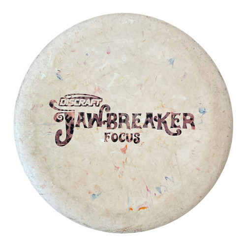 Vist Large View of Product Image Which is Used Discraft JAWBRK FOCUS Disc Golf Putter Tan 172g
