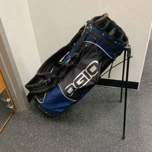 Vist Large View of Product Image Which is Used Ogio BLADE LIGHT Mens Stand Bag Navy Blue