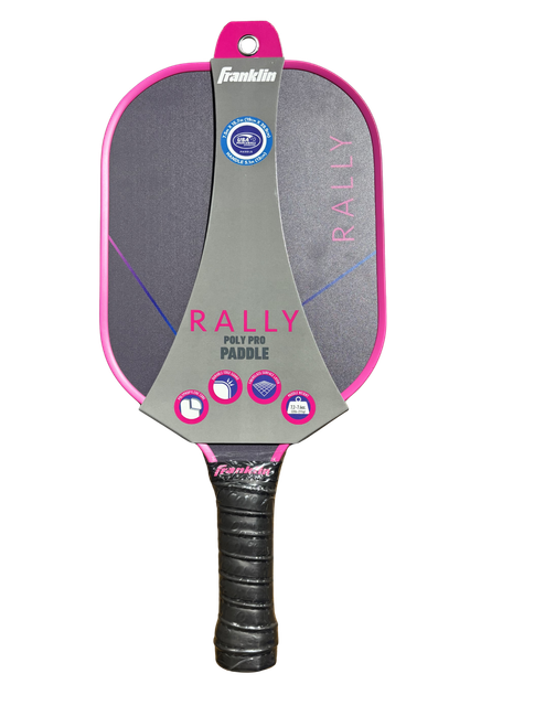 Vist Large View of Product Image Which is Used Franklin RALLY Pickleball Racquet Pink