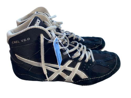 Vist Large View of Product Image Which is Used Asics CAEL V6.0 Wrestling Shoes Black Senior 10
