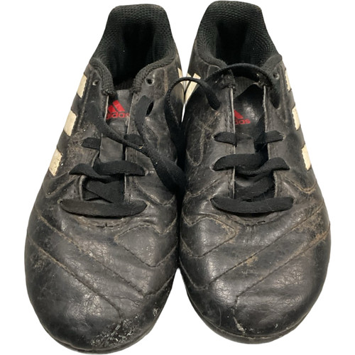 Vist Large View of Product Image Which is Used Adidas Soccer Cleats Black Youth 12.0