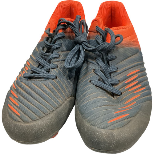 Vist Large View of Product Image Which is Used Leoci Soccer Cleats Orange Youth 13.0