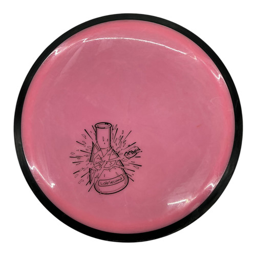 Vist Large View of Product Image Which is Used MVP LAB SECOND VOLT Disc Golf Driver Pink 176g