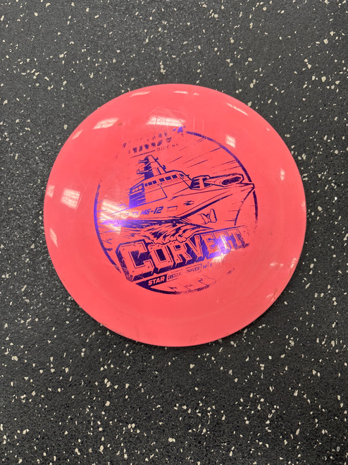 Vist Large View of Product Image Which is Used Innova STAR CORVETTE Disc Golf Driver Pink