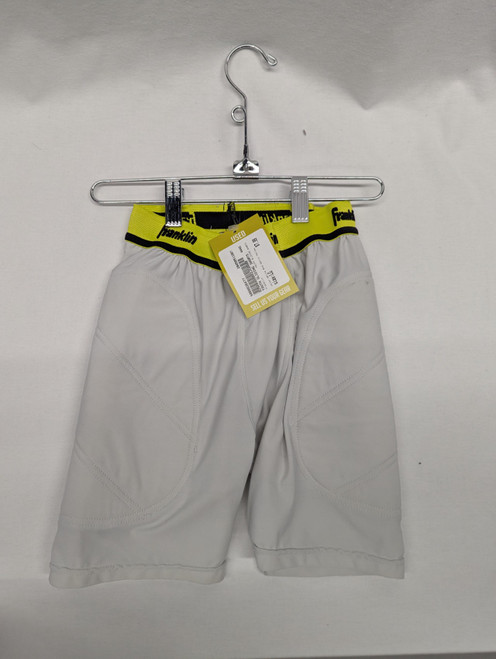 Vist Large View of Product Image Which is Used Franklin YOUTH SLIDING SHORTS Other Clothing White And Optic Yellow LG