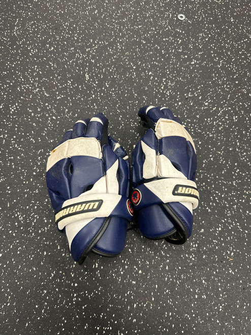 Vist Large View of Product Image Which is Used Warrior MERCURY Lacrosse Gloves Mens Navy Blue MD