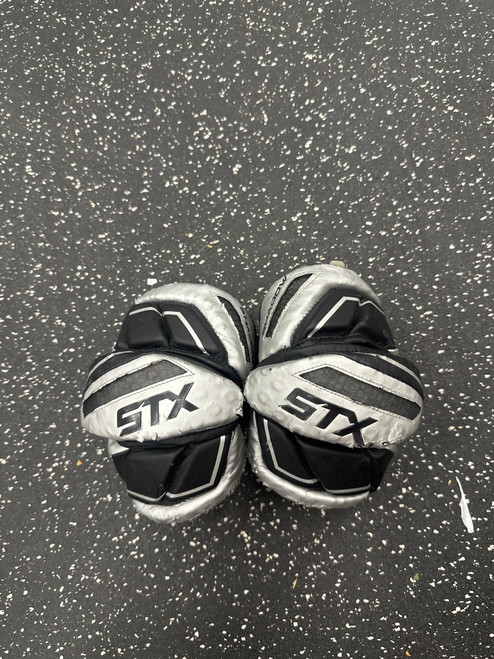 Vist Large View of Product Image Which is Used STX SHADOW Lacrosse Arm Pads/Guards Black MD