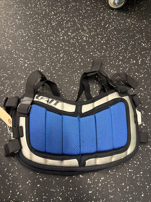 Vist Large View of Product Image Which is Used DeBeer GAIT Lacrosse Rib Pads Royal Blue Junior