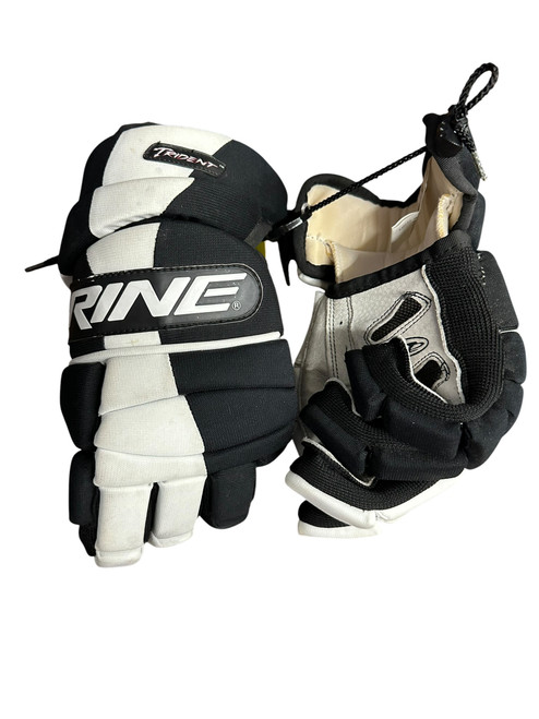 Vist Large View of Product Image Which is Used Brine LG132 Lacrosse Gloves Mens Black LG