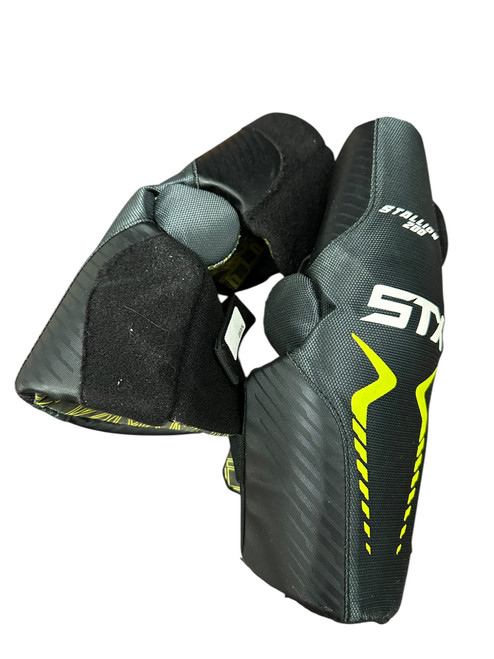 Vist Large View of Product Image Which is Used STX STALLION 200 Lacrosse Arm Pads/Guards Black MD