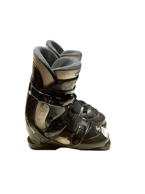Vist Large View of Product Image Which is Used Salomon OPTIMA Mens DH Ski Boot Black 265 MP - M08.5 - W09.5
