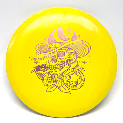 Vist Large View of Product Image Which is Used Lone Star Disc ALPHA TEXAS RANGER Disc Golf Mid Range Gold 174g
