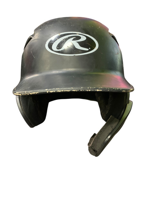 Vist Large View of Product Image Which is Used Rawlings C FLAP Batting Helmet No Mask Black MD