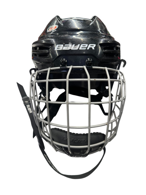 Vist Large View of Product Image Which is Used Bauer IMS 5.0 Helmet Cage Combo Black SM