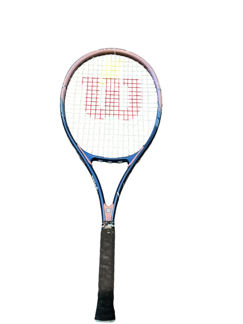 Vist Large View of Product Image Which is Used Wilson HOPE TITANIUM Womens Tennis Racquet Navy Blue Unknown