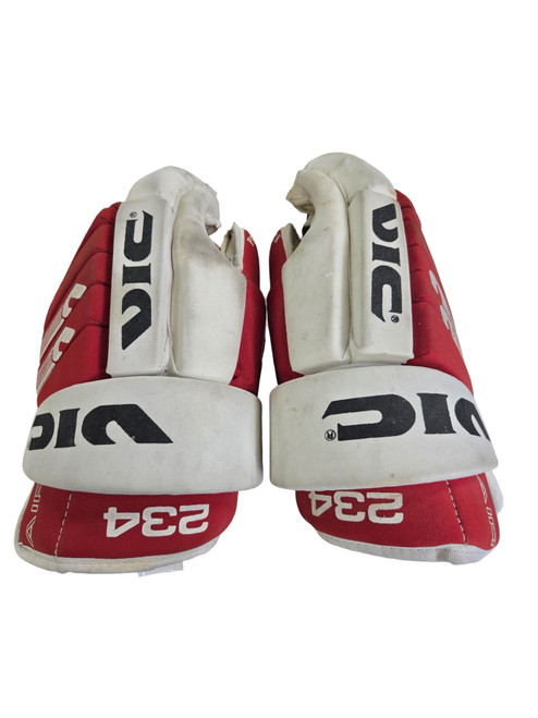 Vist Large View of Product Image Which is Used Vic AIR 234 HOCKEY GLOVES Senior Gloves Red 15"