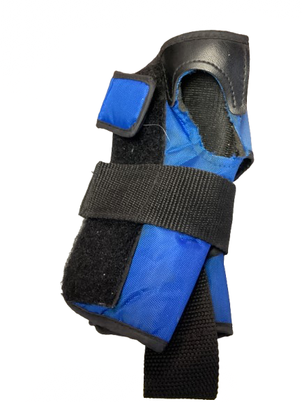 Vist Large View of Product Image Which is Used Inline Wrist Guards Royal Blue SM