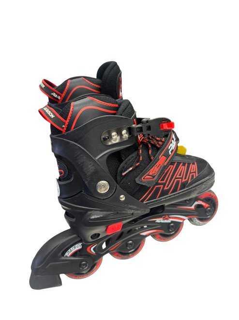 Vist Large View of Product Image Which is Used PAPAISON ADJUSTABLE Junior Rec Fitness Skates Black Adjustable
