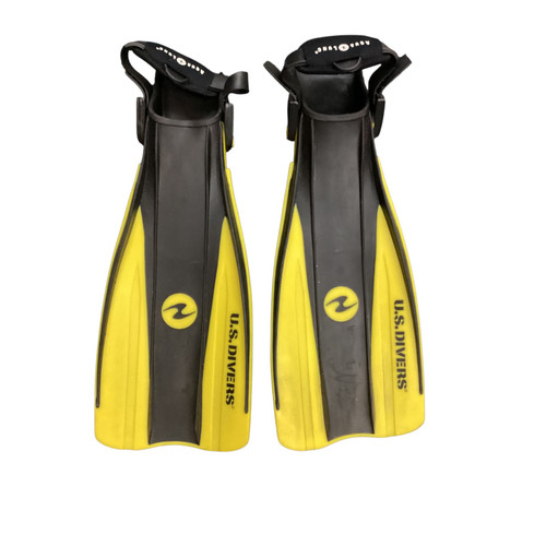 Vist Large View of Product Image Which is Used US Divers Underwater Fins Yellow L/XL