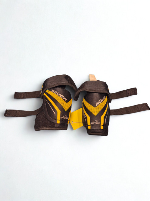 Vist Large View of Product Image Which is Used Bauer MX3 Youth Elbow Pads LG