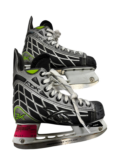 Vist Large View of Product Image Which is Used Reebok 3K Junior Hockey Skate Junior 01.5
