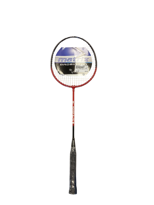 Vist Large View of Product Image Which is Used MATRIX POWER ELITE 10 BM Adult Badminton Racquet Black Junior