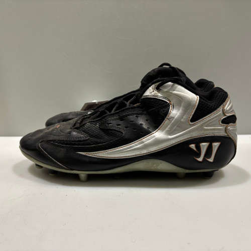 Vist Large View of Product Image Which is Used Warrior LAX Cleats Mens Black Senior 11
