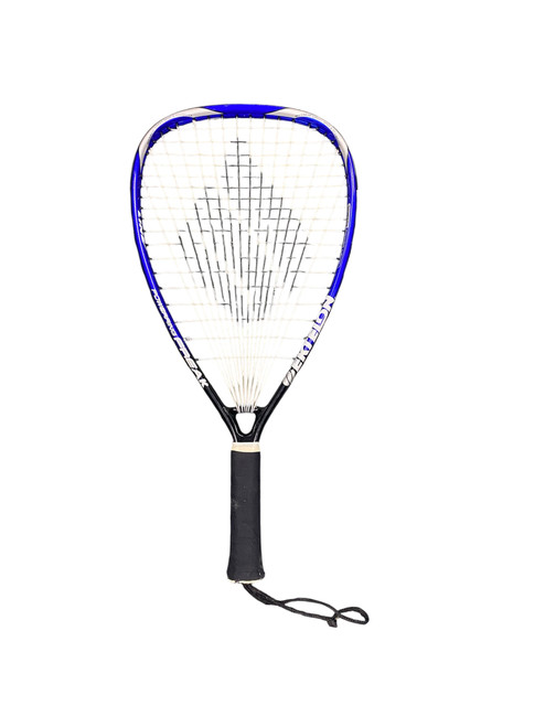 Vist Large View of Product Image Which is Used Ektelon POWERRING FREAK Adult Racquetball Racquet Royal Blue Unknown