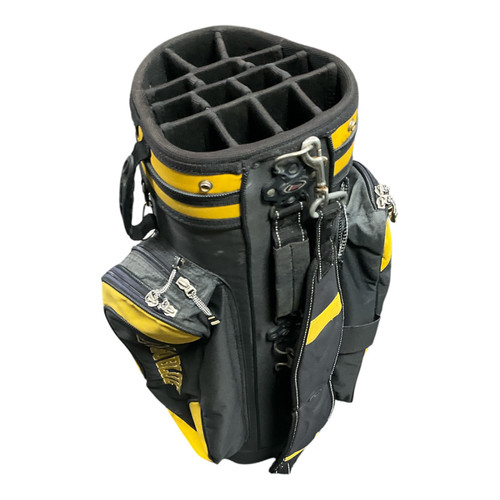 Vist Large View of Product Image Which is Used Datrek MICHIGAN WOLVERINES CART BAG Mens Cart Bag Yellow