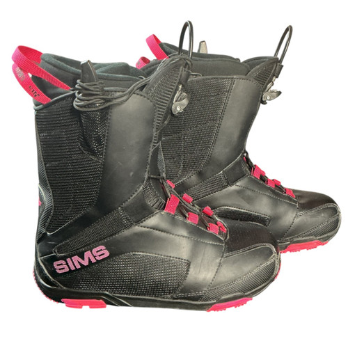 Vist Large View of Product Image Which is Used Sims Womens Snowboard Boots Black Senior 10