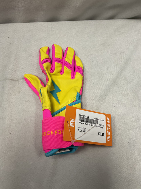 Vist Large View of Product Image Which is Used BB/SB Batting Gloves Pink SM