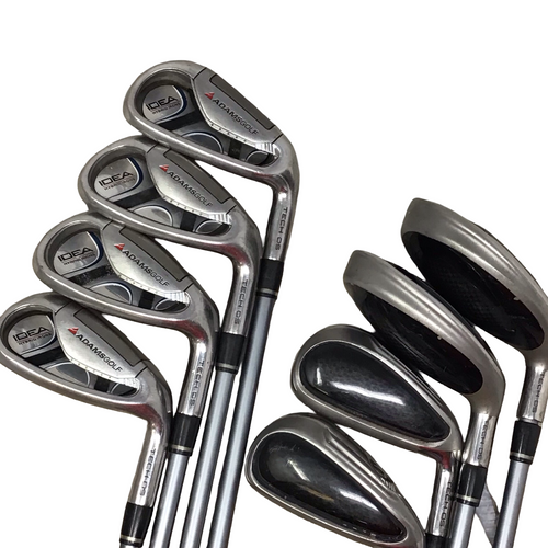 Vist Large View of Product Image Which is Used Adams IDEA TECH OS Mens Iron Set RH 3I-PW