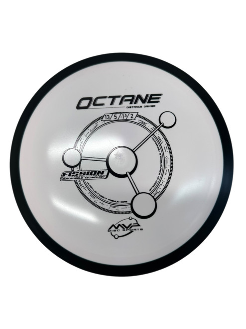 Vist Large View of Product Image Which is Used MVP OCTANE FISSION Disc Golf Driver White 159g