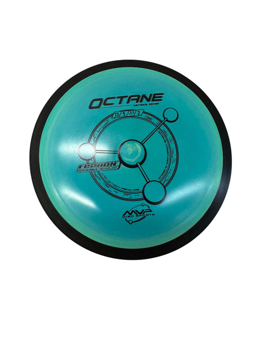 Vist Large View of Product Image Which is Used MVP OCTANE FISSION Disc Golf Driver Turquoise 159g