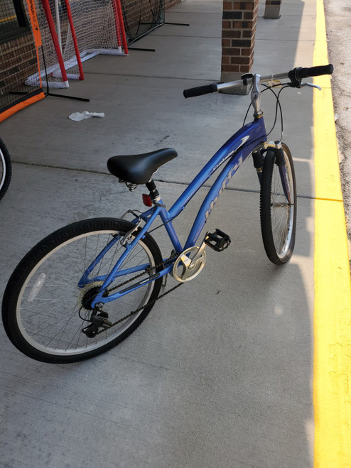 Vist Large View of Product Image Which is Used Huffy CALAIS Mountain Bike Womens Royal Blue 38-42cm - 15-16" - SM Frame