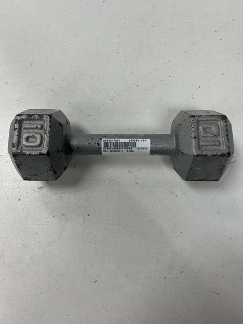 Vist Large View of Product Image Which is Used Hex Dumbbell (Each) 10 lb