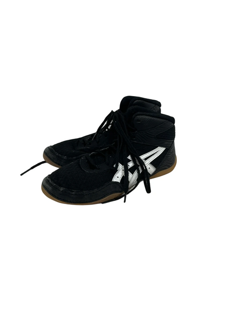 Vist Large View of Product Image Which is Used Asics Jr 3 Wrestling Shoes Black 