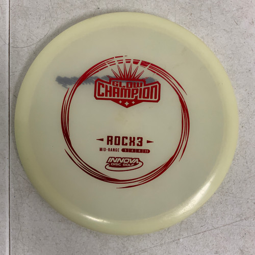 Vist Large View of Product Image Which is Used Innova ROC X3 Disc Golf Mid Range White 176g